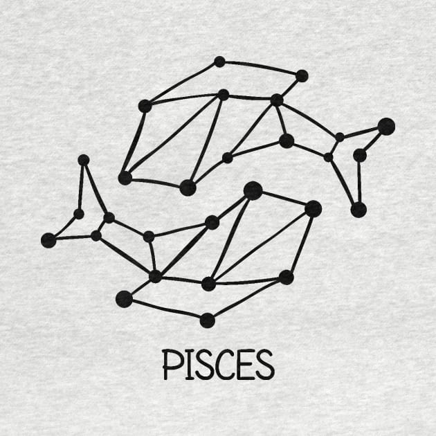 Pisces Zodiac stars by Dieowl